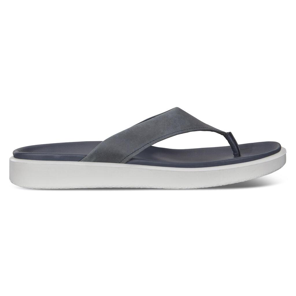 Ecco Flowt Lx M Thong Mens Slide Sandals Grey - India IUN-014582